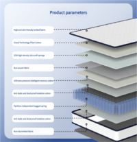 Spring Mattress with moderate softness and hardness